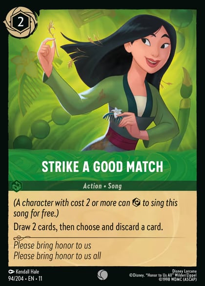 Strike a Good Match, Winterspell 94/204