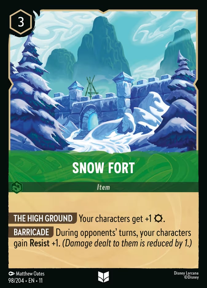 Snow Fort, Winterspell 98/204