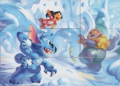 Winterspell Snowball Fight Puzzle Insert (Set of 9), Winterspell P682933
