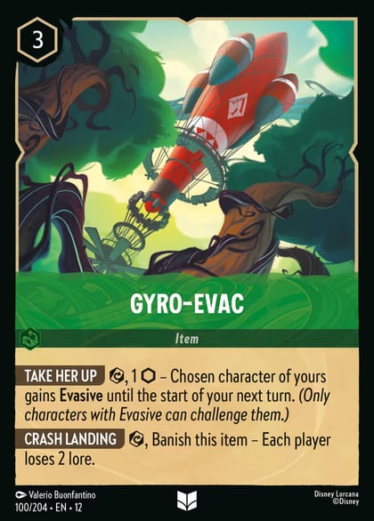Gyro-Evac, Wilds Unknown 100/204