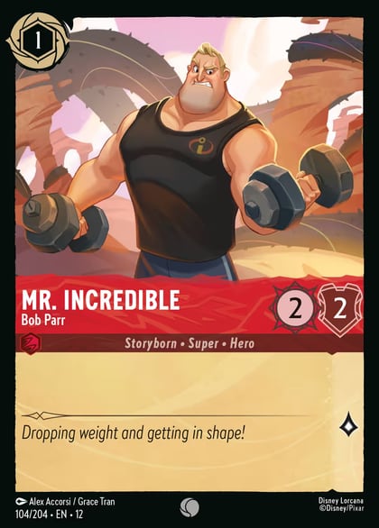 Mr. Incredible - Bob Parr, Wilds Unknown 104/204