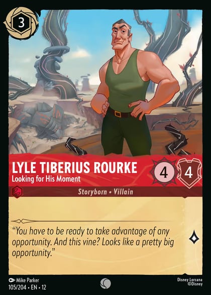 Lyle Tiberius Rourke - Looking for His Moment, Wilds Unknown 105/204