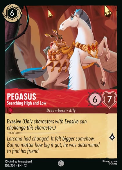 Pegasus - Searching High and Low (Foil), Wilds Unknown 106/204