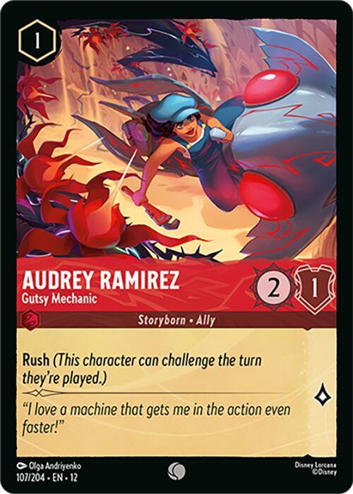 Audrey Ramirez - Gutsy Mechanic, Wilds Unknown 107/204