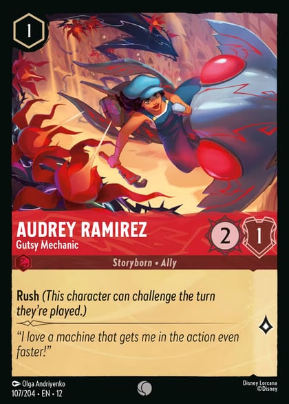 Audrey Ramirez - Gutsy Mechanic, Wilds Unknown 107/204