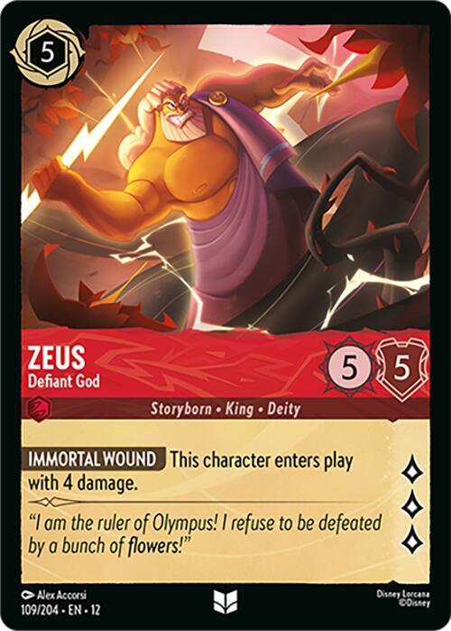 Zeus - Defiant God, Wilds Unknown 109/204
