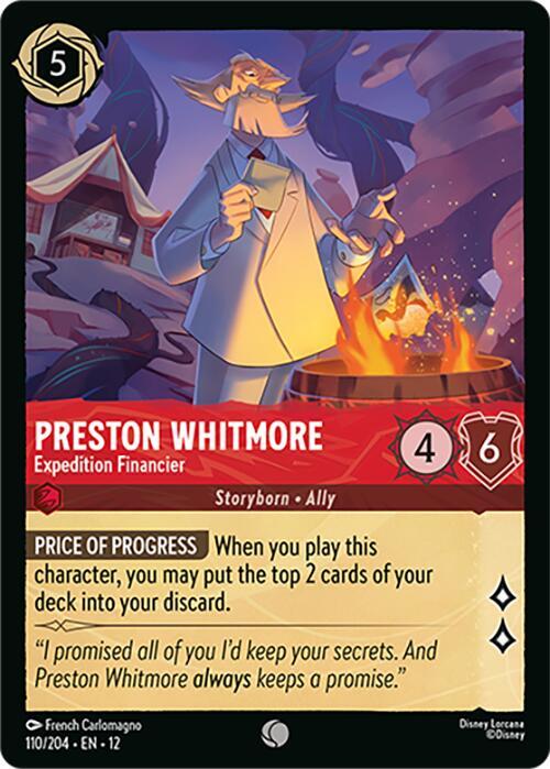 Preston Whitmore - Expedition Financier, Wilds Unknown 110/204