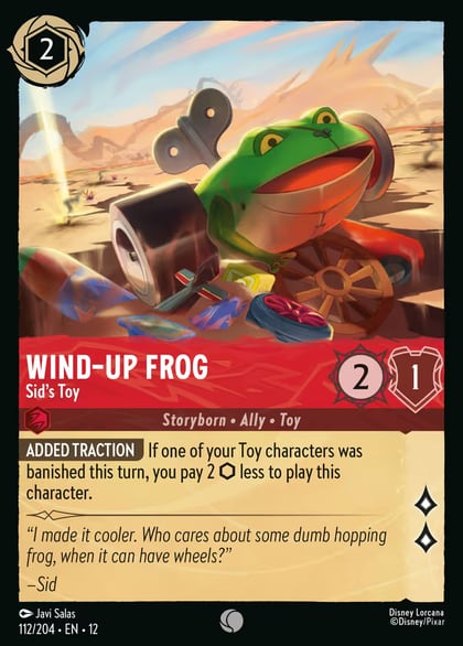 Wind-Up Frog - Sid's Toy, Wilds Unknown 112/204