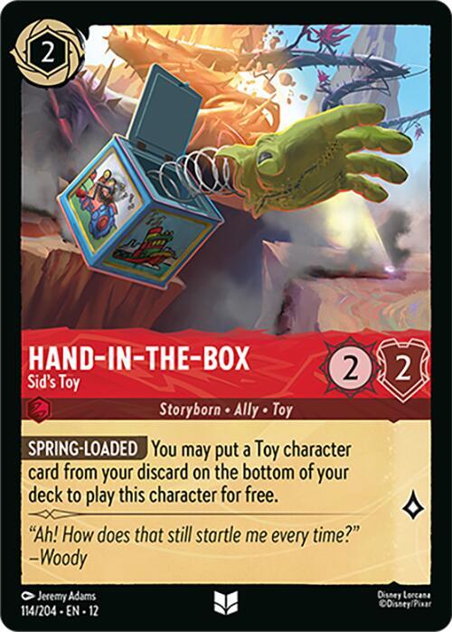 Hand-in-the-Box - Sid's Toy, Wilds Unknown 114/204