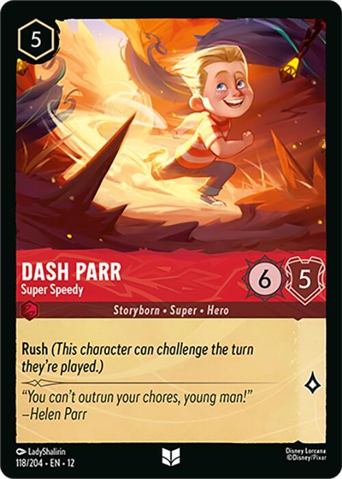Dash Parr - Super Speedy, Wilds Unknown 118/204