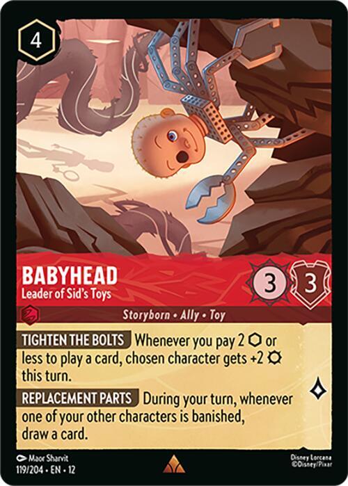 Babyhead - Leader of Sid's Toys, Wilds Unknown 119/204