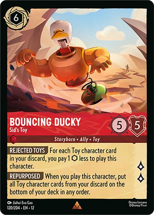 Bouncing Ducky - Sid's Toy, Wilds Unknown 120/204