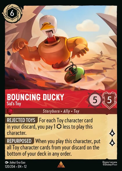 Bouncing Ducky - Sid's Toy, Wilds Unknown 120/204