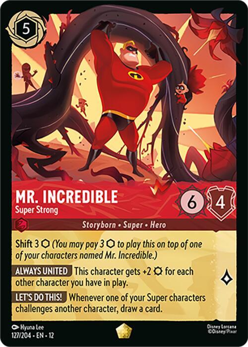 Mr. Incredible - Super Strong, Wilds Unknown 127/204