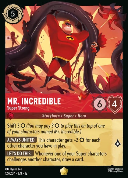 Mr. Incredible - Super Strong, Wilds Unknown 127/204
