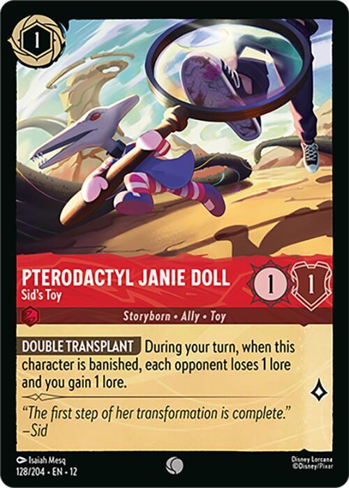 Pterodactyl Janie Doll - Sid's Toy, Wilds Unknown 128/204