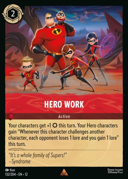 Hero Work, Wilds Unknown 132/204