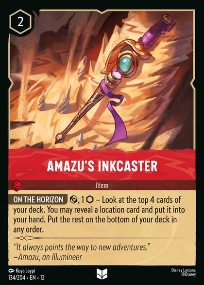 Amazu's Inkcaster, Wilds Unknown 134/204