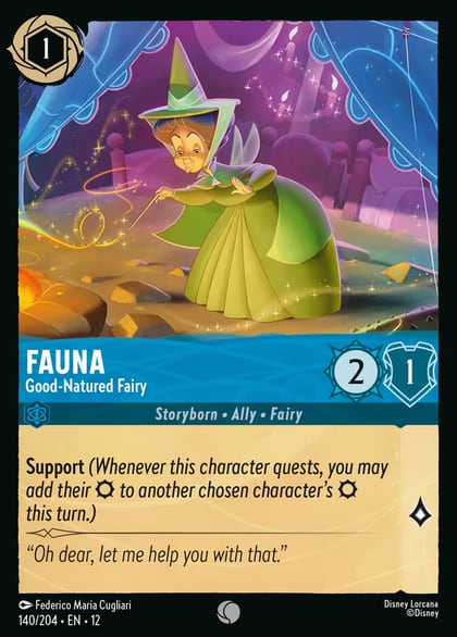 Fauna - Good-Natured Fairy (Foil), Wilds Unknown 140/204
