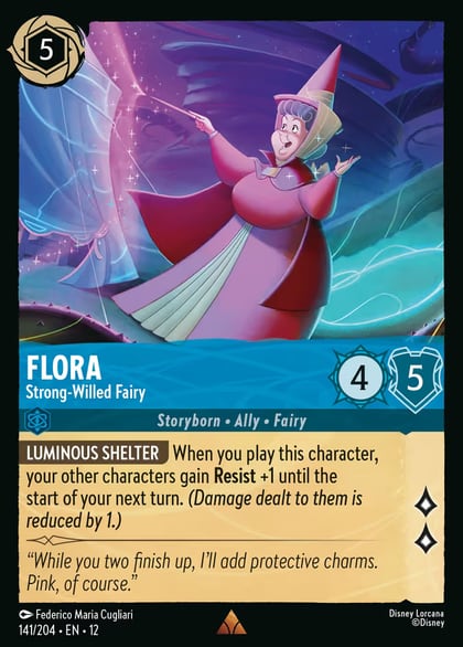 Flora - Strong-Willed Fairy, Wilds Unknown 141/204