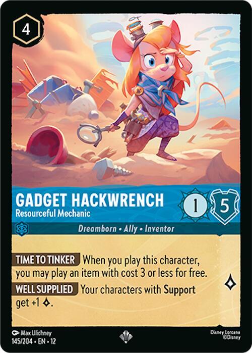 Gadget Hackwrench - Resourceful Mechanic, Wilds Unknown 145/204