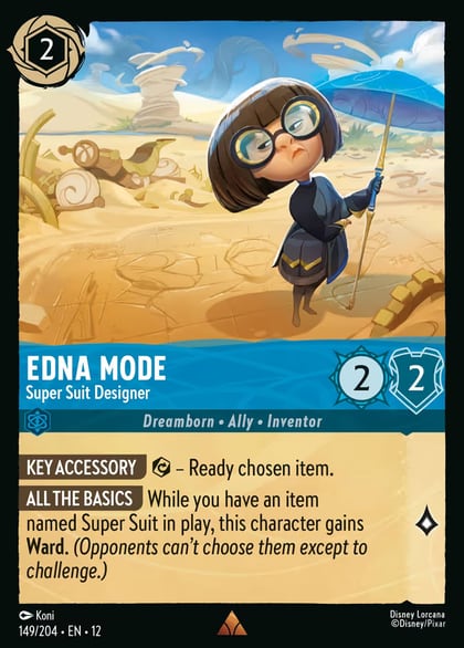 Edna Mode - Super Suit Designer, Wilds Unknown 149/204