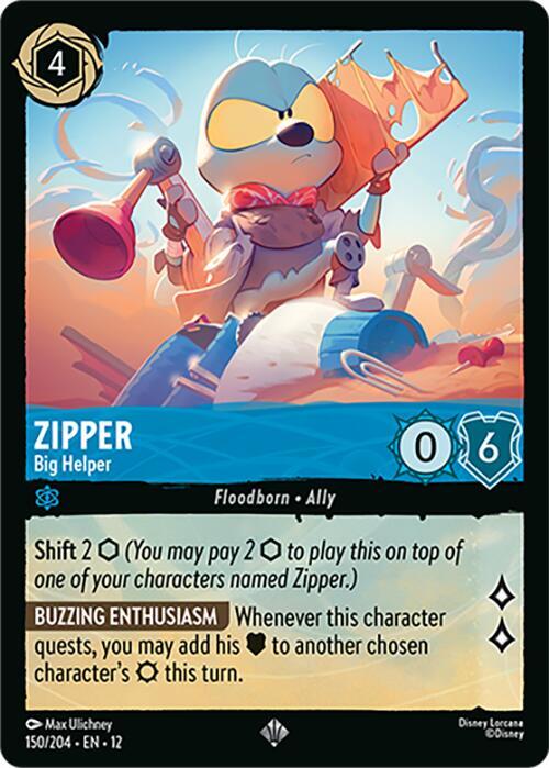 Zipper - Big Helper, Wilds Unknown 150/204