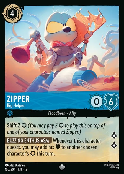 Zipper - Big Helper, Wilds Unknown 150/204