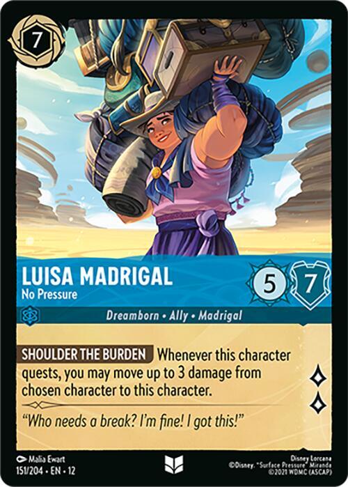 Luisa Madrigal - No Pressure, Wilds Unknown 151/204
