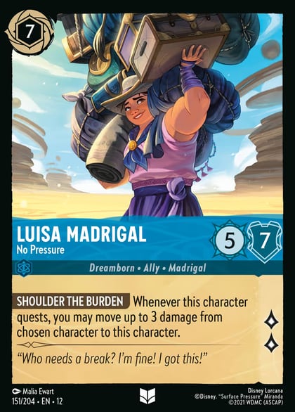 Luisa Madrigal - No Pressure, Wilds Unknown 151/204