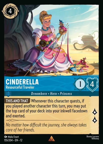Cinderella - Resourceful Traveler, Wilds Unknown 155/204