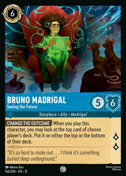Bruno Madrigal - Seeing the Future, Wilds Unknown 156/204