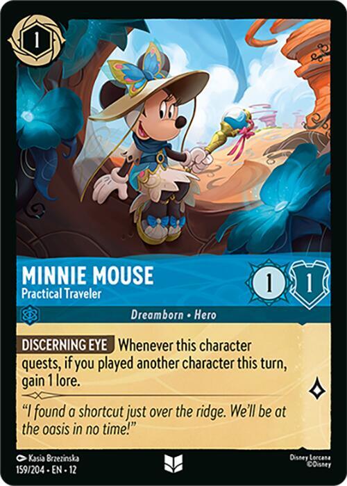 Minnie Mouse - Practical Traveler, Wilds Unknown 159/204