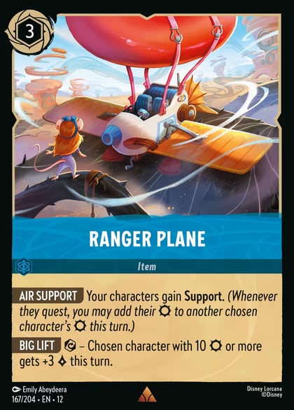 Ranger Plane, Wilds Unknown 167/204