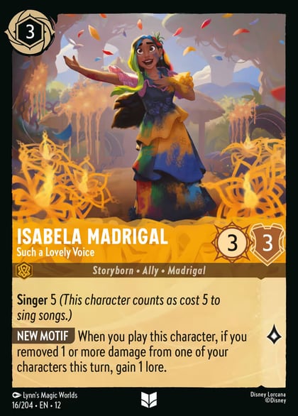 Isabela Madrigal - Such a Lovely Voice, Wilds Unknown 16/204