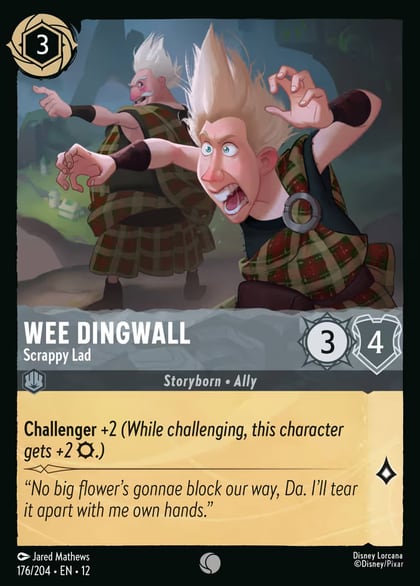 Wee Dingwall - Scrappy Lad, Wilds Unknown 176/204