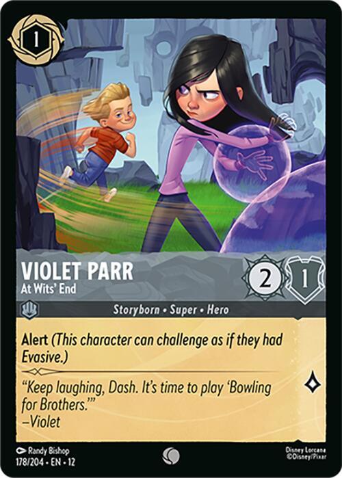 Violet Parr - At Wits' End, Wilds Unknown 178/204