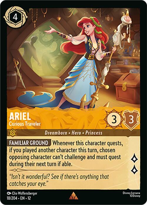 Ariel - Curious Traveler, Wilds Unknown 18/204