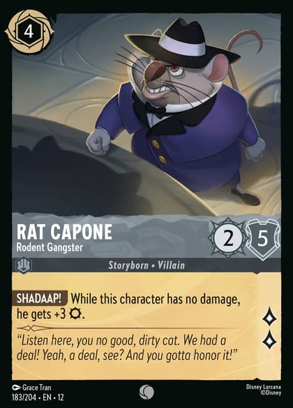 Rat Capone - Rodent Gangster, Wilds Unknown 183/204