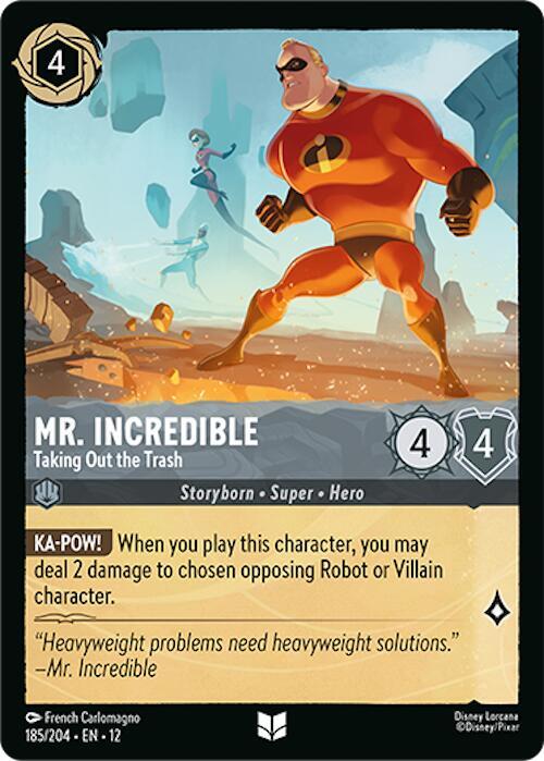 Mr. Incredible - Taking Out the Trash, Wilds Unknown 185/204