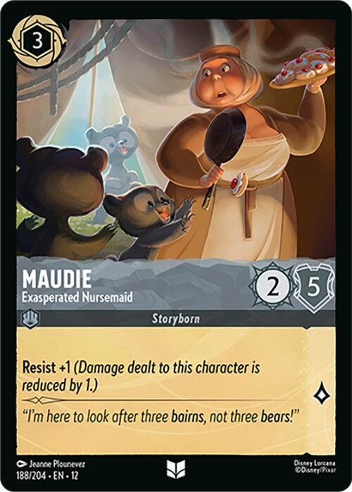 Maudie - Exasperated Nursemaid, Wilds Unknown 188/204