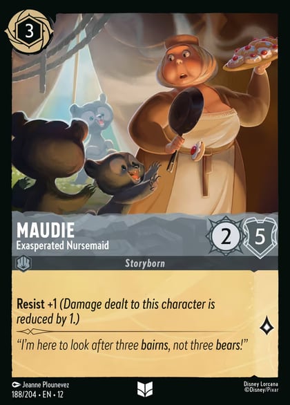 Maudie - Exasperated Nursemaid, Wilds Unknown 188/204