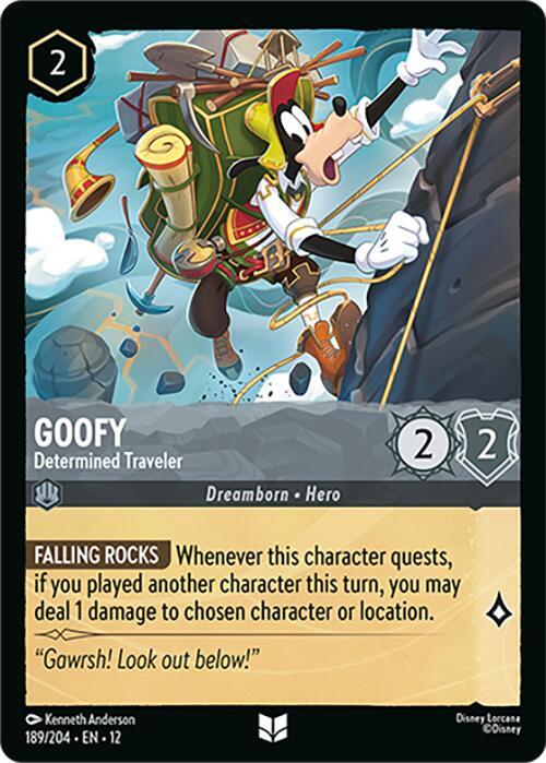 Goofy - Determined Traveler, Wilds Unknown 189/204