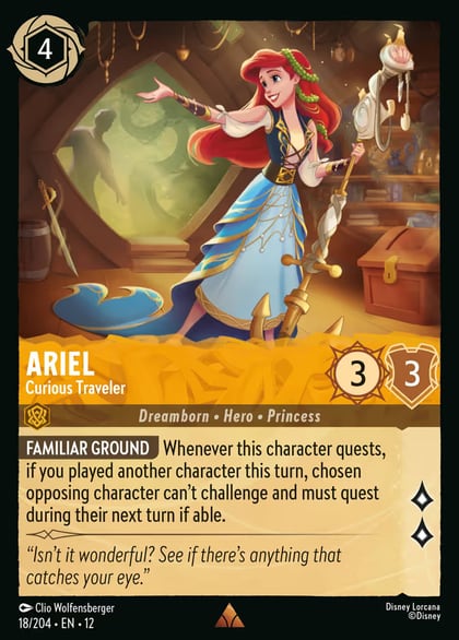 Ariel - Curious Traveler, Wilds Unknown 18/204
