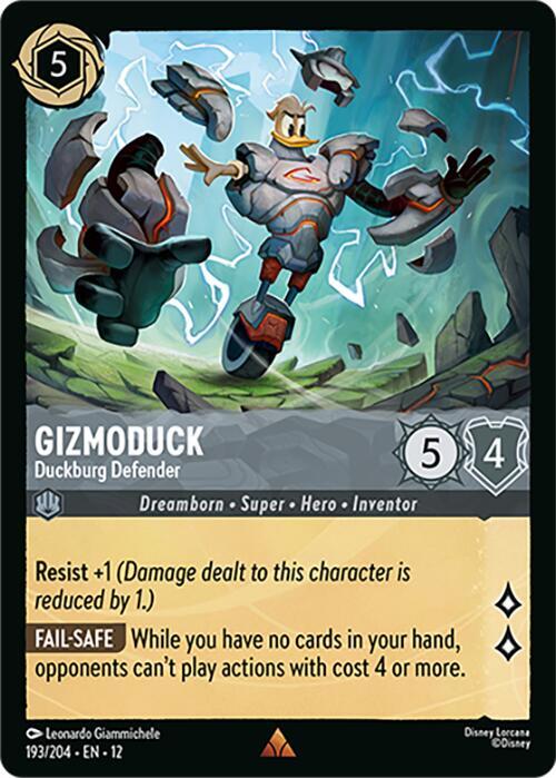 Gizmoduck - Duckburg Defender, Wilds Unknown 193/204