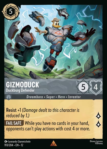 Gizmoduck - Duckburg Defender, Wilds Unknown 193/204