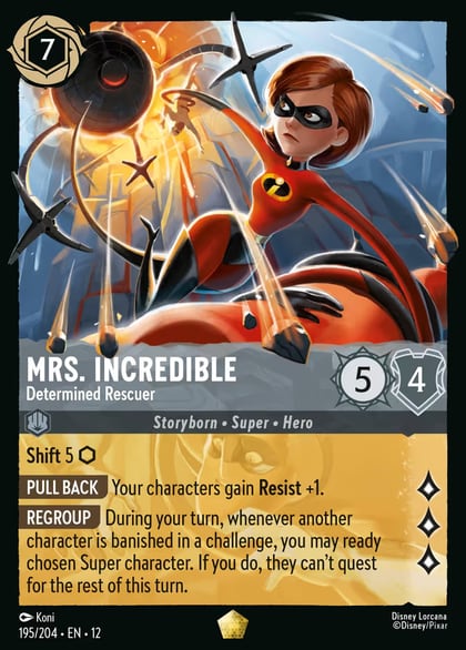 Mrs. Incredible - Determined Rescuer, Wilds Unknown 195/204