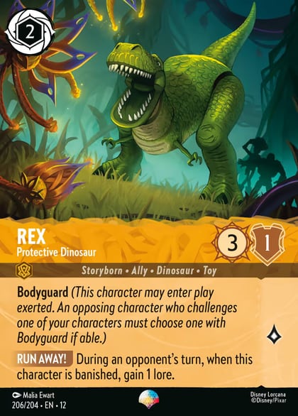 Rex - Protective Dinosaur (Epic), Wilds Unknown 206/204