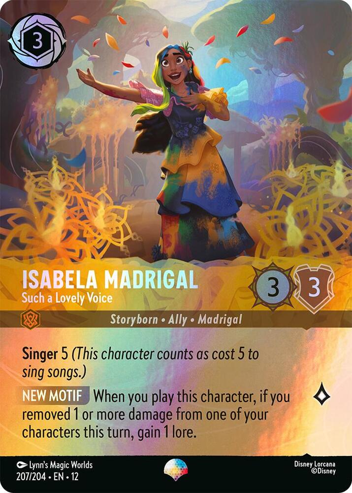 Isabela Madrigal - Such a Lovely Voice (Epic), Wilds Unknown 207/204