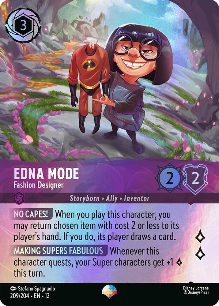 Edna Mode - Fashion Designer (Epic), Wilds Unknown 209/204